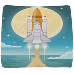 Space-exploration-illustration Seat Cushion by Salman4z