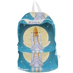 Space-exploration-illustration Foldable Lightweight Backpack by Salman4z