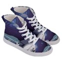 Alien-astronaut-scene Women s Hi-Top Skate Sneakers View3