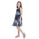 Alien-astronaut-scene Kids  Skater Dress View2