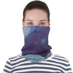 Alien-astronaut-scene Face Seamless Bandana (adult) by Salman4z