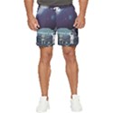 Alien-astronaut-scene Men s Runner Shorts View1