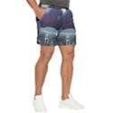 Alien-astronaut-scene Men s Runner Shorts View2