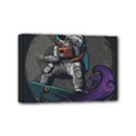 Illustration-astronaut-cosmonaut-paying-skateboard-sport-space-with-astronaut-suit Mini Canvas 6  x 4  (Stretched) View1