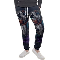 Illustration-astronaut-cosmonaut-paying-skateboard-sport-space-with-astronaut-suit Men s Jogger Sweatpants by Salman4z