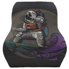 Illustration-astronaut-cosmonaut-paying-skateboard-sport-space-with-astronaut-suit Car Seat Back Cushion  by Salman4z