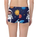 Boy-spaceman-space-rocket-ufo-planets-stars Boyleg Bikini Bottoms View2