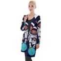 Boy-spaceman-space-rocket-ufo-planets-stars Hooded Pocket Cardigan View1