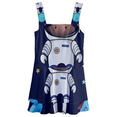 Boy-spaceman-space-rocket-ufo-planets-stars Kids  Layered Skirt Swimsuit by Salman4z