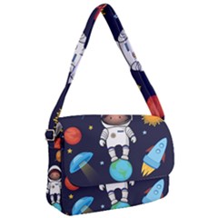 Boy-spaceman-space-rocket-ufo-planets-stars Courier Bag by Salman4z