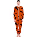 Halloween-card-with-bats-flying-pattern OnePiece Jumpsuit (Ladies) View1