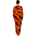 Halloween-card-with-bats-flying-pattern OnePiece Jumpsuit (Ladies) View2