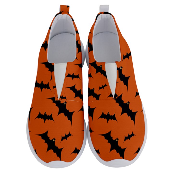 Halloween-card-with-bats-flying-pattern No Lace Lightweight Shoes