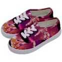 Astronaut-spacesuit-standing-surfboard-surfing-milky-way-stars Kids  Classic Low Top Sneakers View2