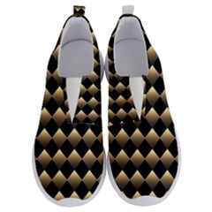 Golden Chess Board Background No Lace Lightweight Shoes by pakminggu