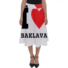 I Love Baklava Perfect Length Midi Skirt by ilovewhateva