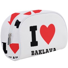 I Love Baklava Make Up Case (large) by ilovewhateva