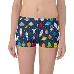 Big-set-cute-astronauts-space-planets-stars-aliens-rockets-ufo-constellations-satellite-moon-rover-v Boyleg Bikini Bottoms by Salman4z