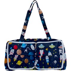 Big-set-cute-astronauts-space-planets-stars-aliens-rockets-ufo-constellations-satellite-moon-rover-v Multi Function Bag by Salman4z