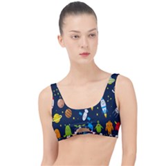 Big-set-cute-astronauts-space-planets-stars-aliens-rockets-ufo-constellations-satellite-moon-rover-v The Little Details Bikini Top by Salman4z