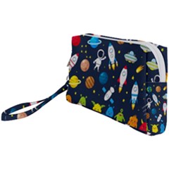 Big-set-cute-astronauts-space-planets-stars-aliens-rockets-ufo-constellations-satellite-moon-rover-v Wristlet Pouch Bag (small) by Salman4z