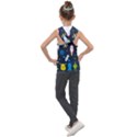 Big-set-cute-astronauts-space-planets-stars-aliens-rockets-ufo-constellations-satellite-moon-rover-v Kids  Sleeveless Hoodie View2