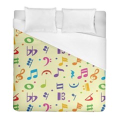 Seamless-pattern-musical-note-doodle-symbol Duvet Cover (full/ Double Size) by Salman4z