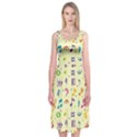 Seamless-pattern-musical-note-doodle-symbol Midi Sleeveless Dress View1