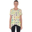 Seamless-pattern-musical-note-doodle-symbol Cut Out Side Drop Tee View1