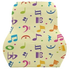 Seamless-pattern-musical-note-doodle-symbol Car Seat Back Cushion  by Salman4z