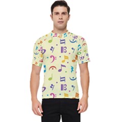 Seamless-pattern-musical-note-doodle-symbol Men s Short Sleeve Rash Guard by Salman4z