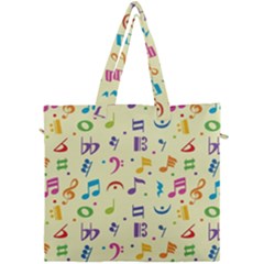 Seamless-pattern-musical-note-doodle-symbol Canvas Travel Bag by Salman4z