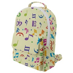 Seamless-pattern-musical-note-doodle-symbol Flap Pocket Backpack (small) by Salman4z