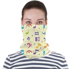 Seamless-pattern-musical-note-doodle-symbol Face Seamless Bandana (adult) by Salman4z