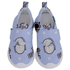 Seamless-pattern-with-space-theme Kids  Velcro No Lace Shoes by Salman4z