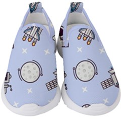 Seamless-pattern-with-space-theme Kids  Slip On Sneakers by Salman4z