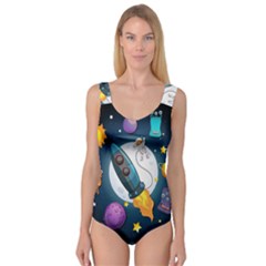 Spaceship-astronaut-space Princess Tank Leotard  by Salman4z