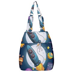 Spaceship-astronaut-space Center Zip Backpack by Salman4z