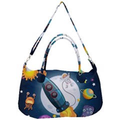 Spaceship-astronaut-space Removable Strap Handbag by Salman4z