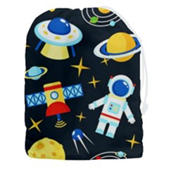 Space Seamless Pattern Drawstring Pouch (3xl) by Salman4z