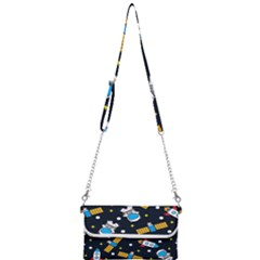 Seamless-adventure-space-vector-pattern-background Mini Crossbody Handbag by Salman4z