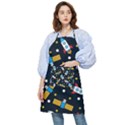 Seamless-adventure-space-vector-pattern-background Pocket Apron View1