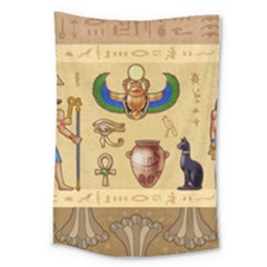 Egypt-horizontal-illustration Large Tapestry by Salman4z