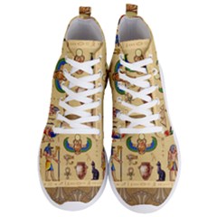 Egypt-horizontal-illustration Men s Lightweight High Top Sneakers by Salman4z