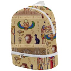 Egypt-horizontal-illustration Zip Bottom Backpack by Salman4z