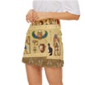 Egypt-horizontal-illustration Mini Front Wrap Skirt View2