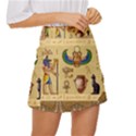 Egypt-horizontal-illustration Mini Front Wrap Skirt View3