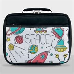 Space-cosmos-seamless-pattern-seamless-pattern-doodle-style Lunch Bag by Salman4z