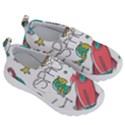 Space-cosmos-seamless-pattern-seamless-pattern-doodle-style Kids  Velcro No Lace Shoes View3