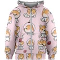 Set-kawaii-smile-japanese-dog-akita-inu-cartoon Kids  Zipper Hoodie Without Drawstring View1